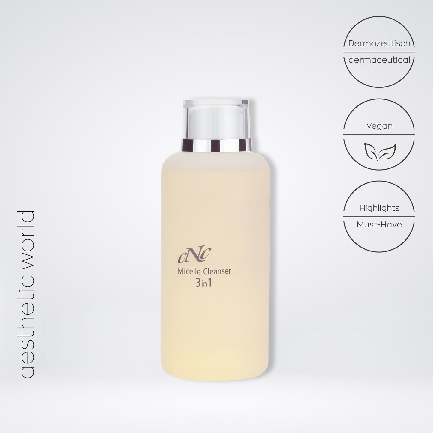 aesthetic world Micelle Cleanser 3in1, 200 ml