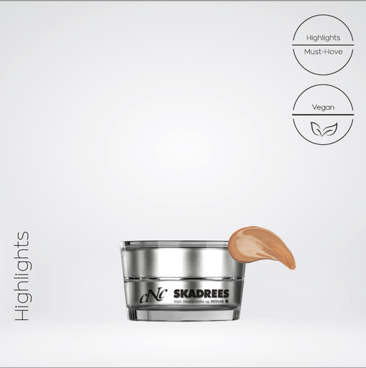 SKADREES matt mousse make-up, medium, 15 ml