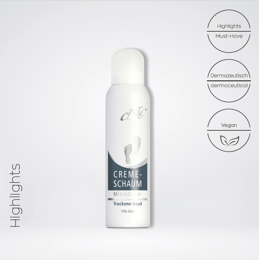 MicroSilver BG™ Fuß Creme-Schaum, 150 ml