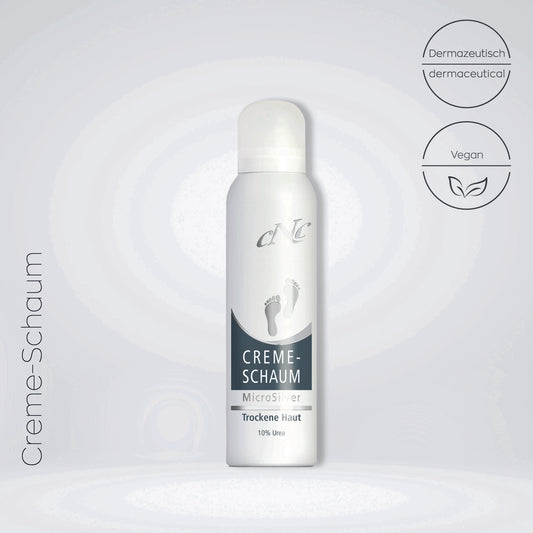 Fuß Creme-Schaum MicroSilver, 50 ml